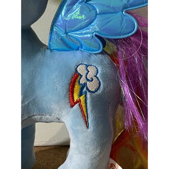 Ty Sparkle Rainbow Dash 11” My Little Pony Plush - Picture 5 of 8